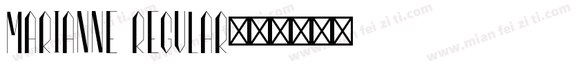 Marianne Regular字体转换